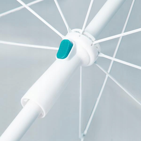 Parasol ogrodowy 190cm plażowy funkcjonalny 2w1 parawan osłona przed UV