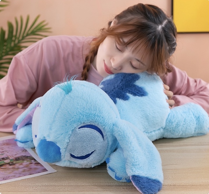 ŚPIĄCY STITCH DUŻA MASKOTKA PODUSZKA KOCYK LILO I STICH PLUSZAK PRZYTULANKA