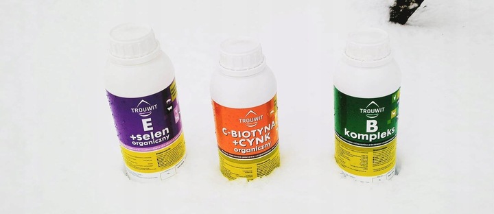 Trouwit Biotyna Cynk 1L Konie Bydło Drób Trzoda Owce Zdrowa Skóra i Sierść