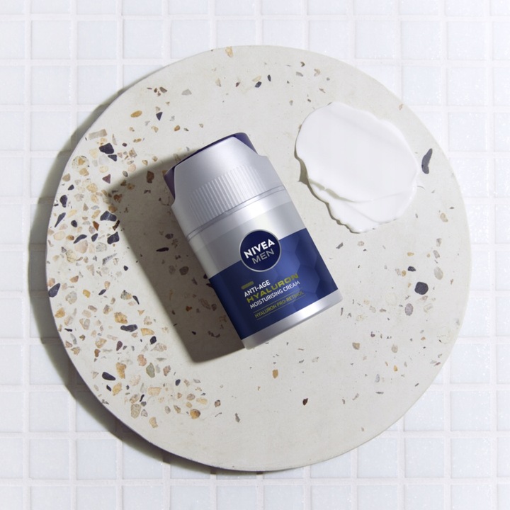 NIVEA MEN Hyaluron Przeciwzmarszczkowy krem do twarzy, 50 ml