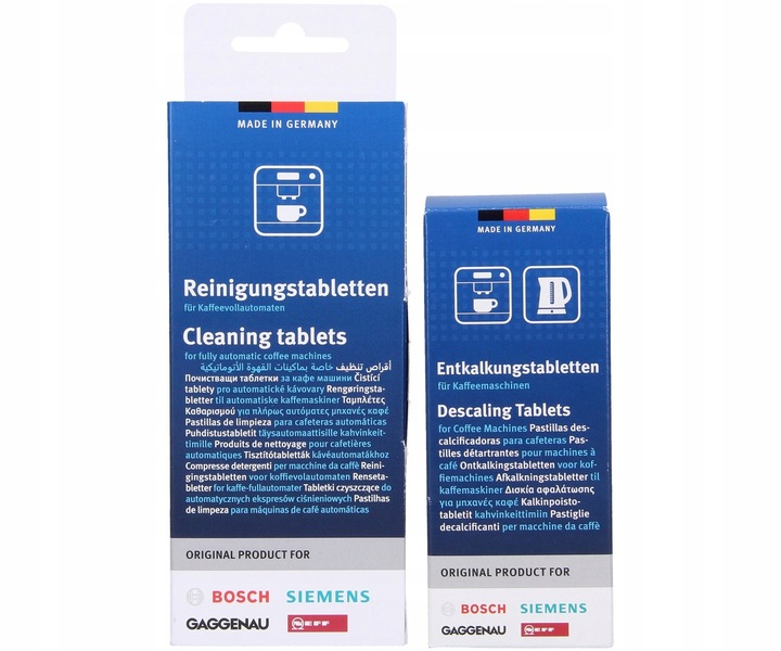 TABLETKI odkamieniające + czyszczące BOSCH SIEMENS