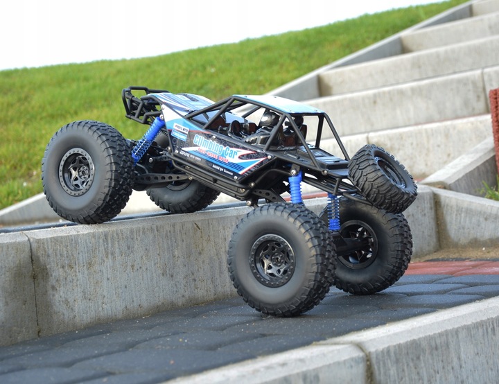 AUTO ZDALNIE STEROWANE SAMOCHÓD RC 48 CM WIELKI CRAWLER 4x4 POMARAŃCZ