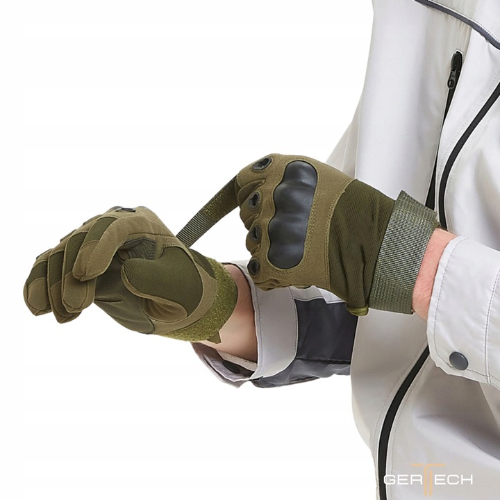 RĘKAWICE TAKTYCZNE WOJSKOWE Mocne Rękawiczki WZMOCNIONE SURVIVAL GERTECH XL