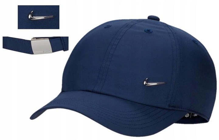 Czapka z daszkiem NIKE Dri-FIT granatowa Bejsbolówka Męska L/XL CLUB