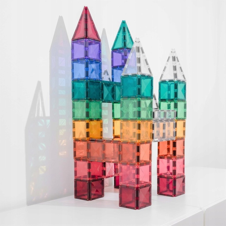 Connetix: 40 el. Klocki magnetyczne Pastel Square