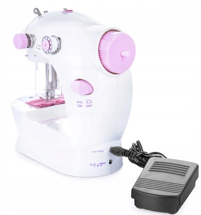 PRAWDZIWA MASZYNA DO SZYCIA DLA DZIECI + IGŁA NICI OSŁONA NA DZIEŃ DZIECKA