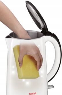 Czajnik elektryczny Tefal 1,7L 2150W biały, czarny