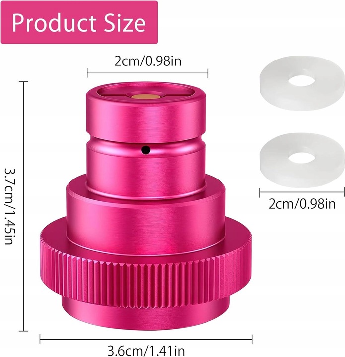 Adapter do Saturatora Sodastream Terra Na Butelkę CO2 z Gwintem TR21/4