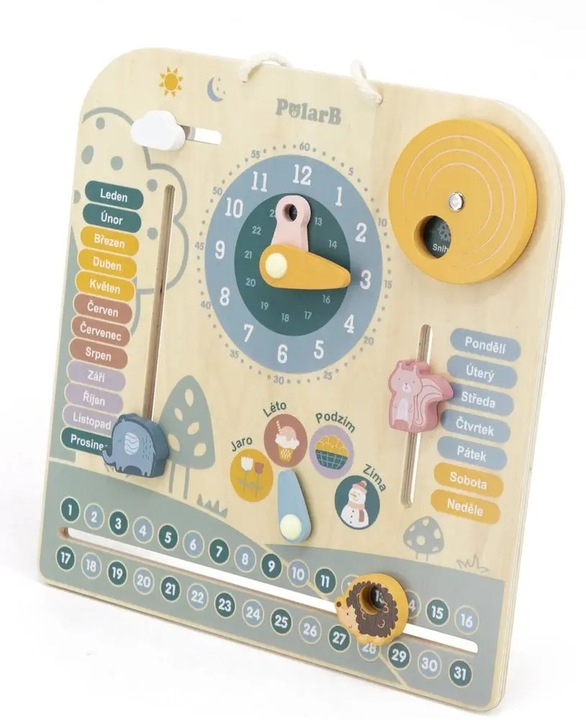 VIGA POLARB ZEGAR TABLICA MANIPULACYJNA GODZINY