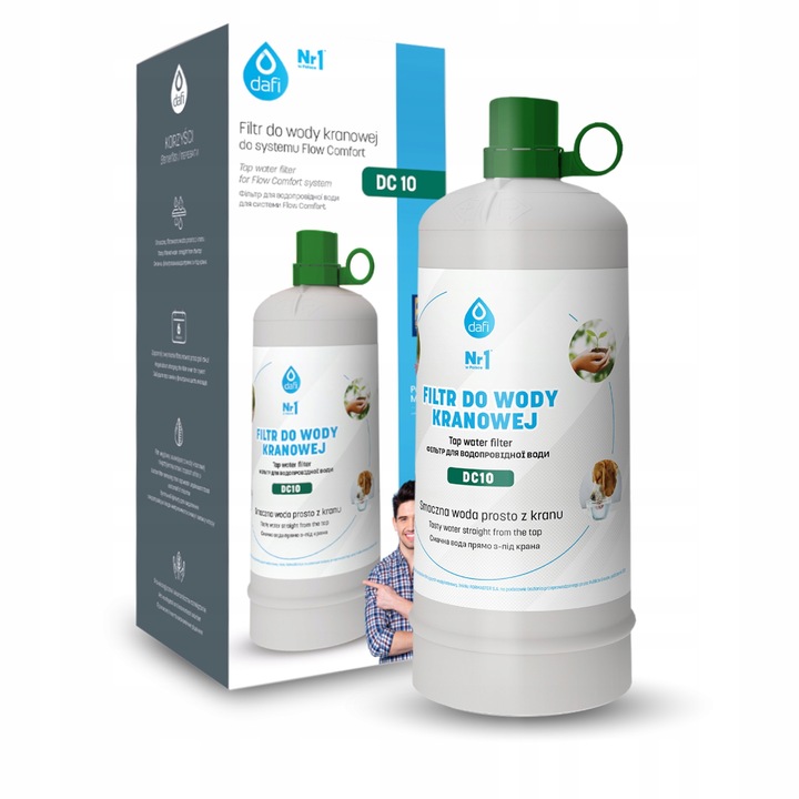 Filtr do Wody DAFI DC10 Do Systemu Flow Comfort - Wkład Filtrujący Wodę