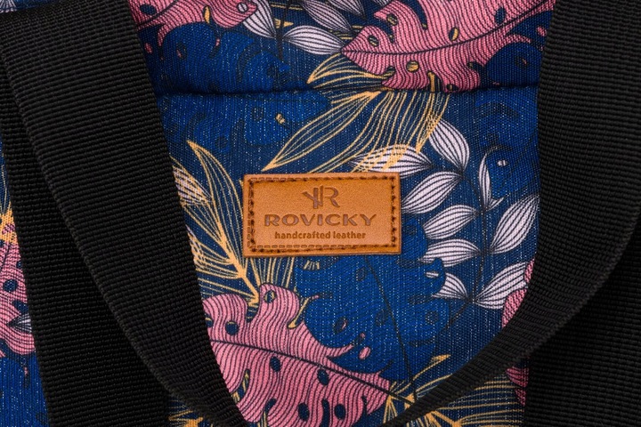 Shopper Rovicky duża torebka torba z uchwytem na ramię paskiem damska