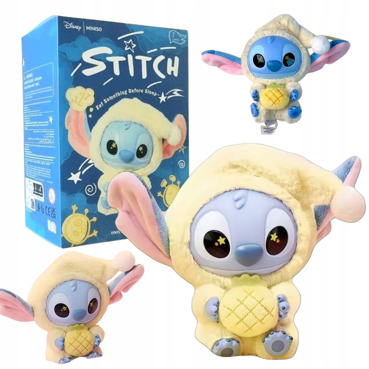 BRELOCZEK STICH ZABAWKA PLUSZAK SKRZYNKA FIGURKA BRELOK DO PLECAKA MASKOTKA