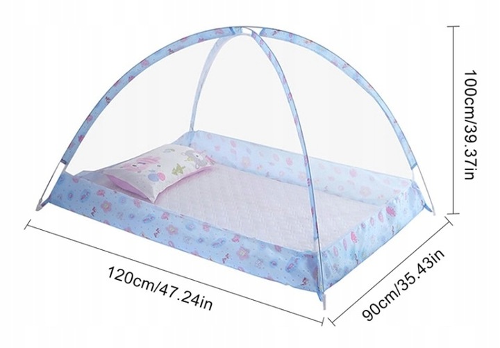 Moskitiera namiot dla niemowląt dzieci ochrona przed owadami