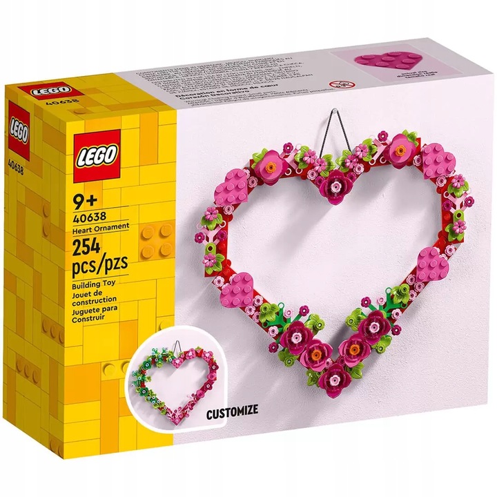 LEGO Creator 40638 Ozdoba w Kształcie Serca