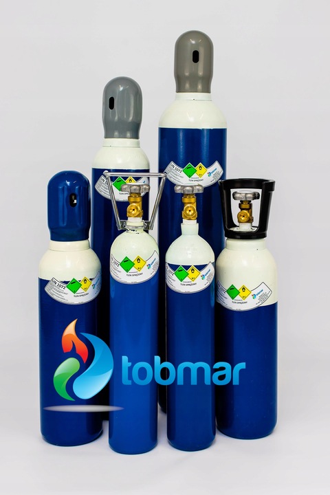NOWA LEKKA Butla Gazowa Butle TLEN TLENOWA 8L 150 BAR O2 PEŁNA