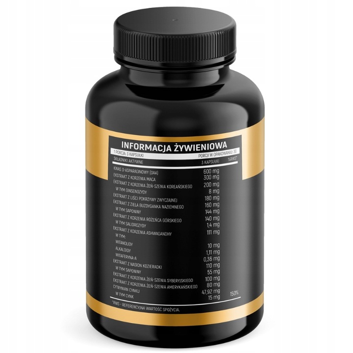 TESTOSTERON Tabletki BOOSTER TESTOSTERONU Pożądanie Libido | INSPORT