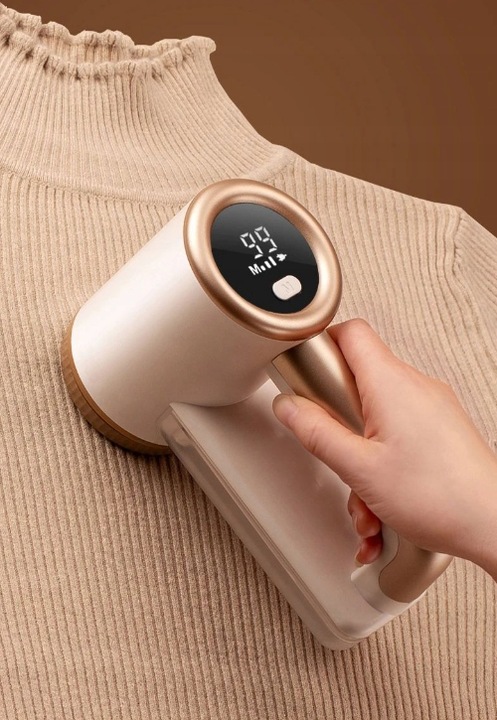 DUŻA MOCNA GOLARKA DO UBRAŃ 2000mAh 6 OSTRZY 5 WAT WYŚWIETLACZ LCD + KABEL