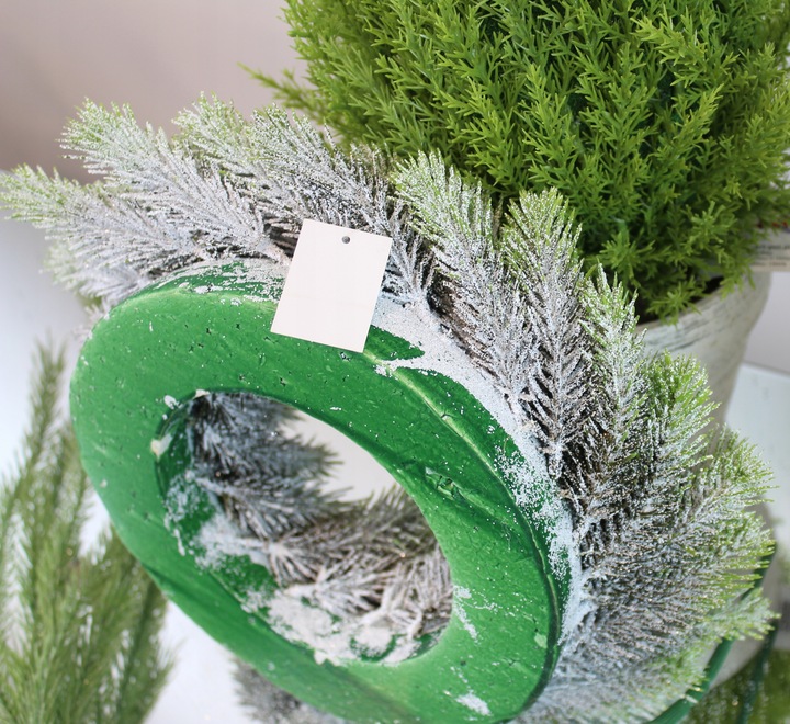 Wianek świąteczny wieniec stroik na stół drzwi Ø30 DEcodomi