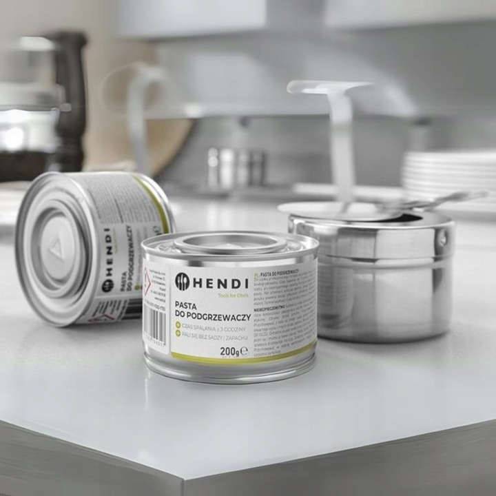 Pasta do podgrzewaczy w płynie 5L Paliwo HENDI Żel BIO Bez sadzy i zapachu