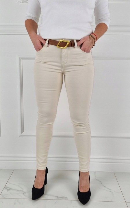 DAMSKIE SPODNIE M. SARA MODELUJĄCE DOPASOWANE Push - UP