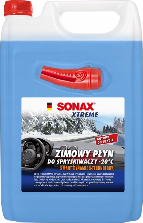 SONAX XTREME - ZIMOWY PŁYN DO SPRYSKIWACZY Z LEJKIEM -20°C - 4L