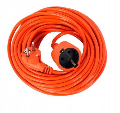 PRZEDŁUŻACZ OGRODOWY 3X1,5 15M budowlany do kosiarki z uziemieniem SPECDOM