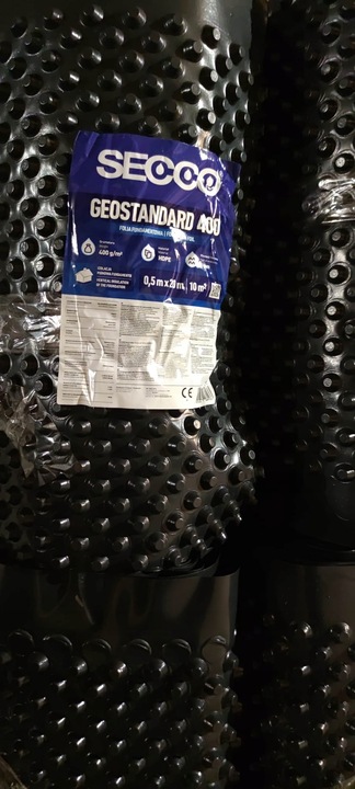 Folia fundamentowa izolacja kubełkowa 0,5m x 20mb