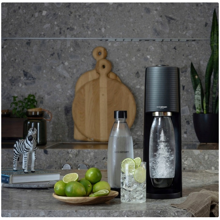 Saturator do wody Soda Stream TERRA Czarny + 2 butelki