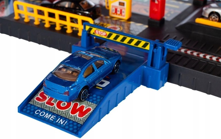 Garaż Parking Samochodowy 4-piętrowy Zjeżdżalnia dla Autek 4 Poziomy Myjnia