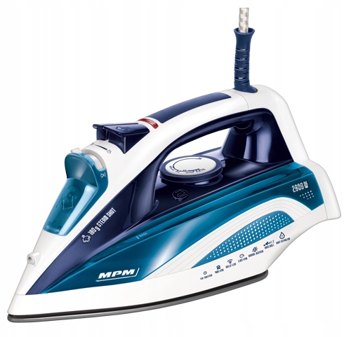 Żelazko parowe stopa ceramiczna duża moc MPM MZE-21/NS