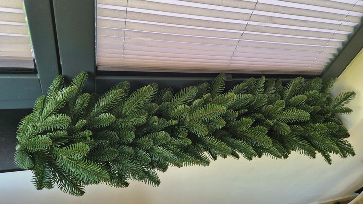 Girlanda Jodła 100% PE gęsta jak naturalna 110 cm dekoracja na święta HIT