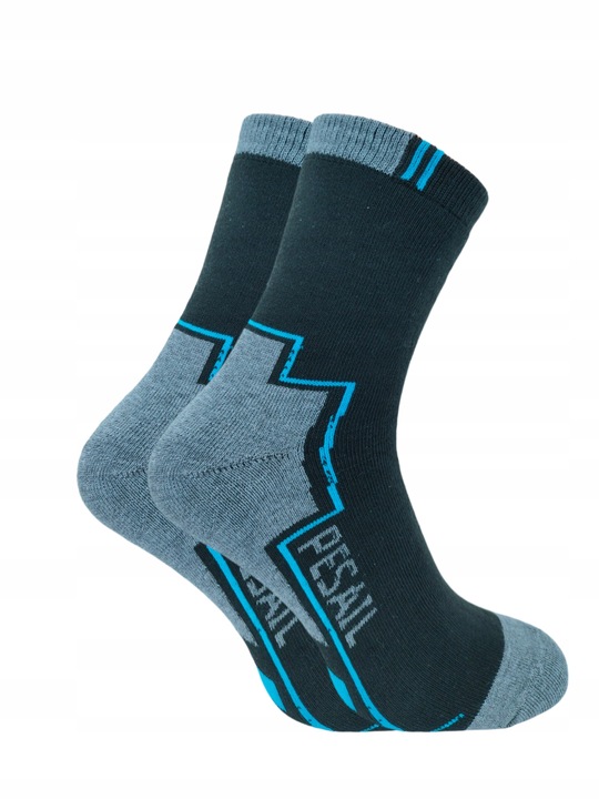 Zestaw 8 par skarpety męskich bawełnianych trwałych grubych frotte thermo