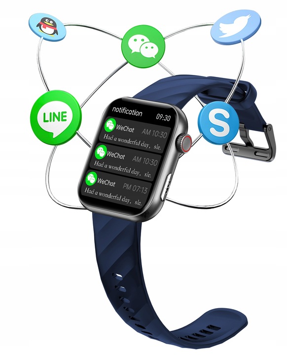 ZEGAREK SMARTWATCH POMIAR CUKRU EKG POLSKIE MENU CIŚNIENIOMIERZ PULS TLEN