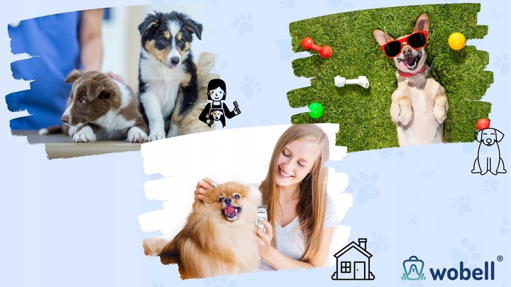 Maszynka do strzyżenia zwierząt dla psa kota golarka cicha profesjonalna