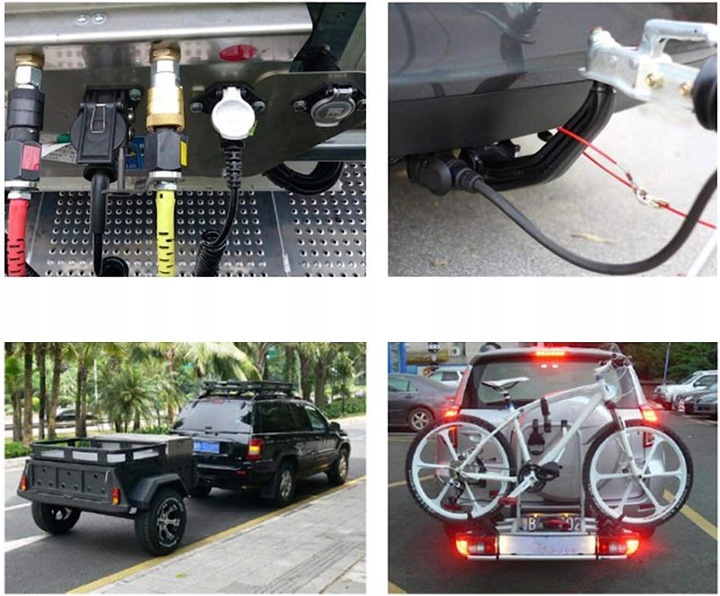 ADAPTER WTYCZKI I GNIAZDA KONWERTER 13-7 PINÓW TYPU N/S DO PRZYCZEPY WODOOD