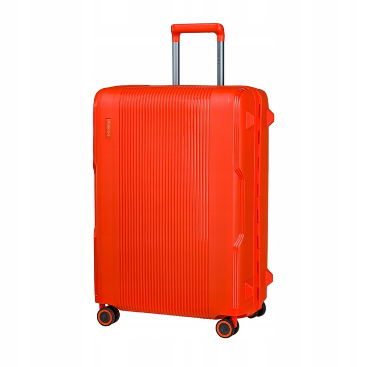 Walizka Średnia Podróżna Twarda Na Kółkach PUCCINI Pomarańczowa PP022B 9