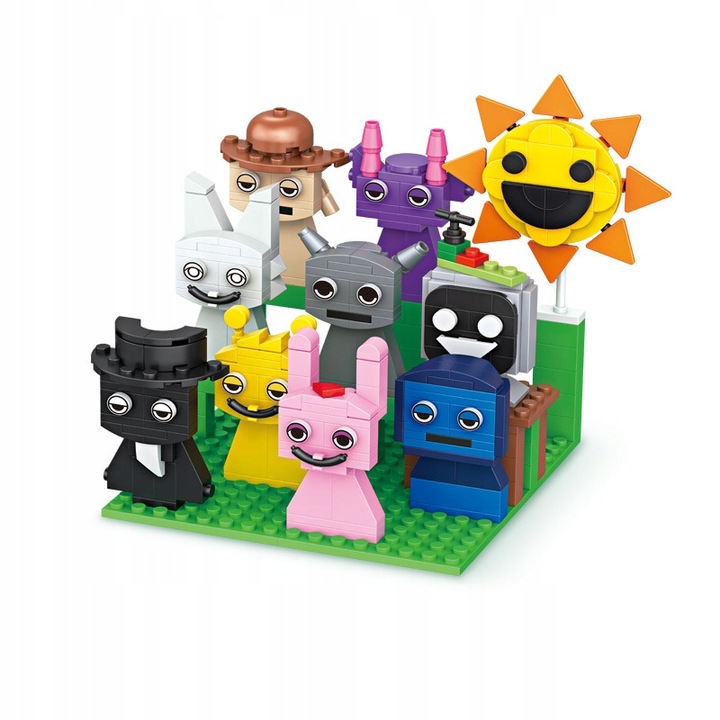 INCREDIBOX SPRUNKI KLOCKI FIGURK ZESTAW 3D zabawka z klocków Prezent