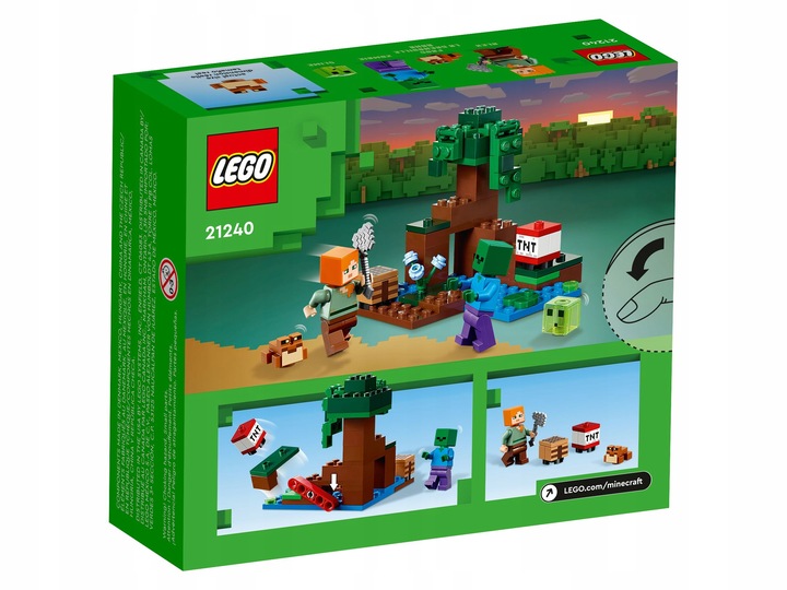 Lego MINECRAFT 21240 Przygoda na mokradłach