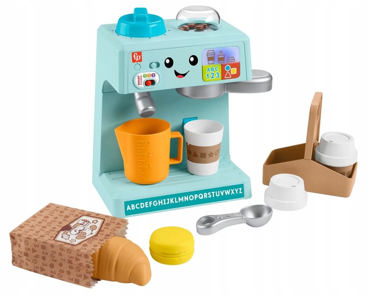 EDUKACYJNY INTERAKTYWNY EKSPRES DO KAWY UCZ SIĘ I ŚMIEJ ŚWIATŁO DŹWIĘK AKC.