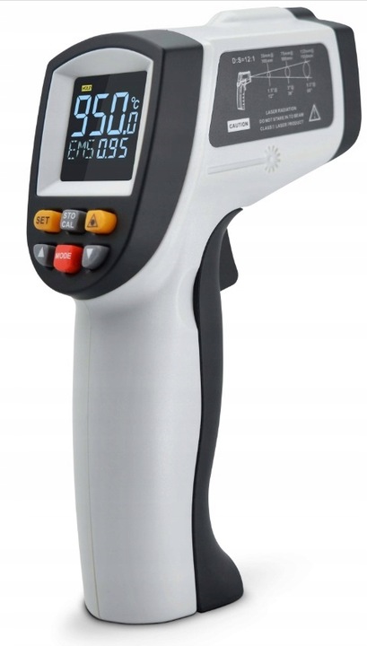 PIROMETR TERMOMETR LASEROWY BEZDOTYKOWY MIERNIK TEMPERATURY -50 +950 st.C