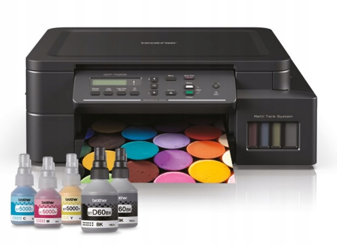 MFP atramentowe Brother DCP-T520W / DCPT520W WIFI KABEL USB ZESTAW TUSZY