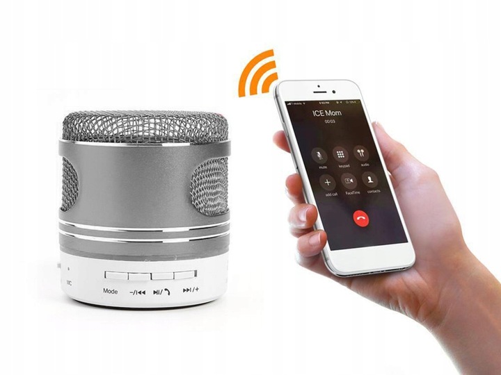 GŁOŚNIK BLUETOOTH MINI BEZPRZEWODOWY MP3 RADIO FM PRZENOŚNY USB microSD