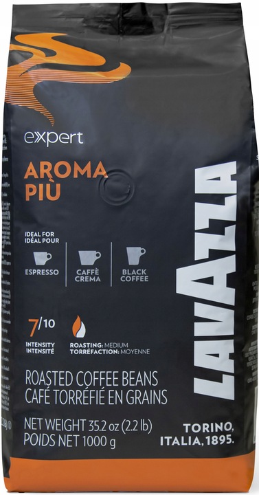 Kawa ziarnista LavAzza Expert Aroma PIU 1kg
