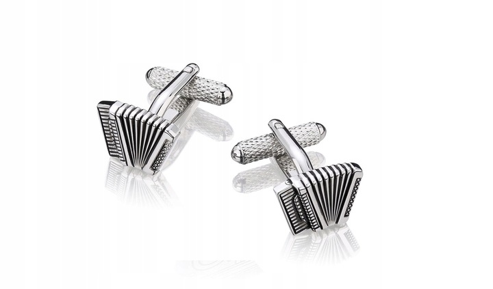 Spinki do mankietów koszuli AKORDEON MUZYCZNE DLA GRAJKA ZESPOŁU MUZYKA