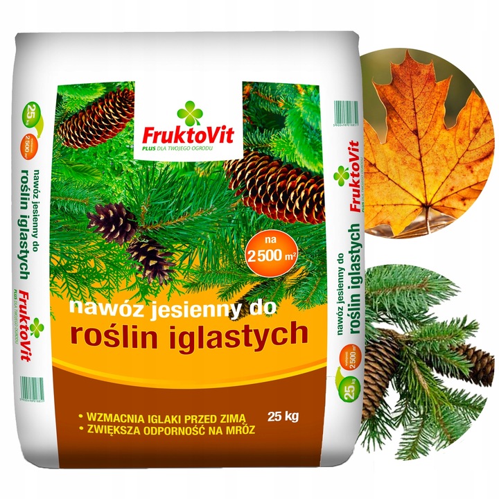 FRUKTOVIT JESIENNY NAWÓZ DO TUI IGLAKÓW THUI 25 KG