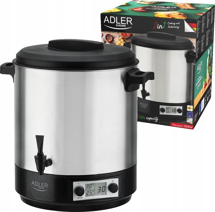 Adler Elektryczny garnek do pasteryzacji 28 L AD 4496