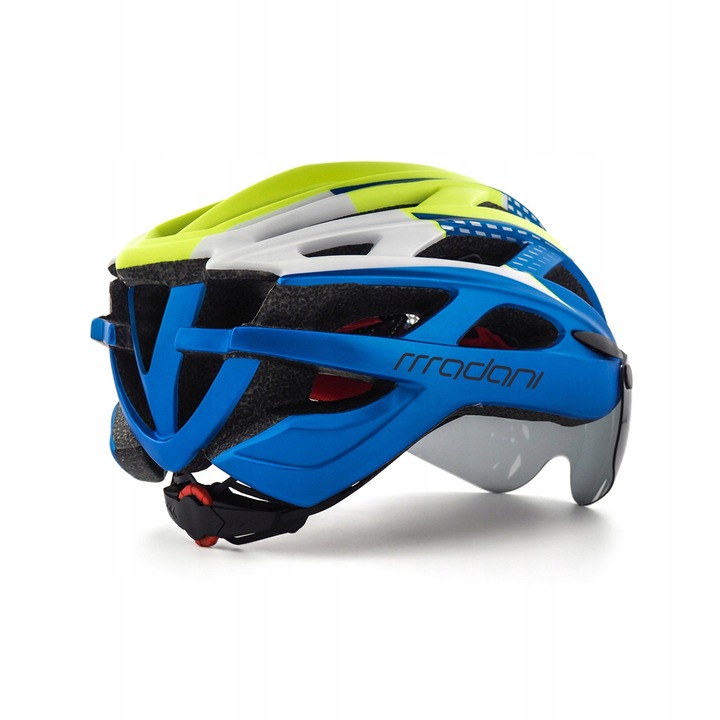Kask rowerowy z szybą HT19 - madani