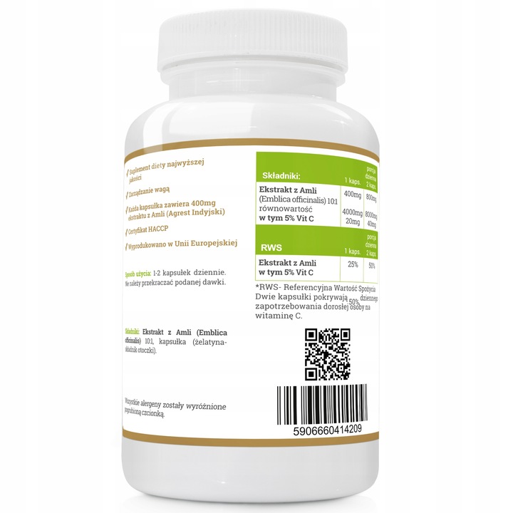 Amlan Forte Max Plus 4000mg Agrest Indyjski 2x120k