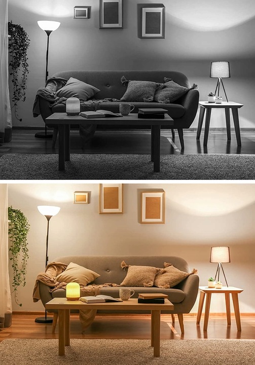 Mini Kamera WiFi w Żarówce Wewnętrzna Android Iphone Obrotowa Żarówka