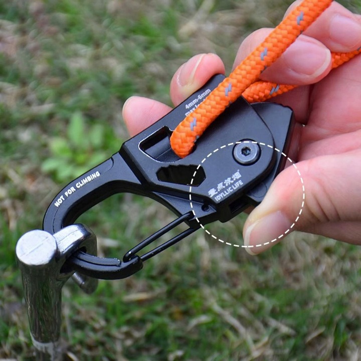 Premium 4mm Naciąg do namiotu z systemem bloczków Lekka linka nylonowa